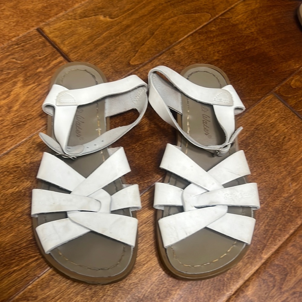 White Salt Water sandals